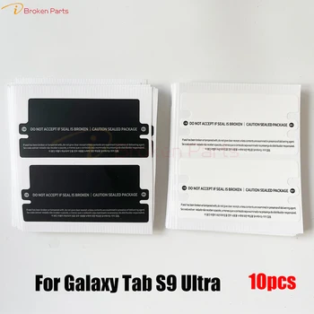 10pcs пластмасов печат кутия етикет стикер индикатор филм за Samsung Galaxy Tab S9 Ultra