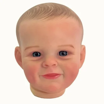 22inch Reborn Doll Kit Face Painted Doll Kit Lifelike Soft Touch Вече боядисани Недовършени части за кукли
