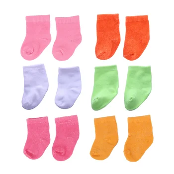 6 чифта мини чорапи орнаменти декоративни чорапи игра къща декор
