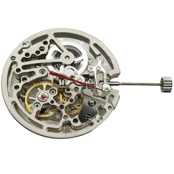 Hollow механични автоматични скелет часовник движение замяна за TY2809 часовник ремонт инструмент части часовникари инструменти