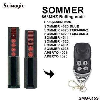SOMMER 4020 4026 TX03-868-4 дистанционно управление 868mhz sommer TX03-8-4 подвижни код дистанционни