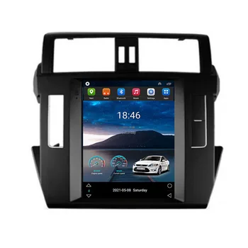 За Tesla Style 2Din Android 12 автомобилно радио за TOYOTA Prado 2014-2018 Мултимедиен видео плейър GPS стерео Carplay DSP RDS камера