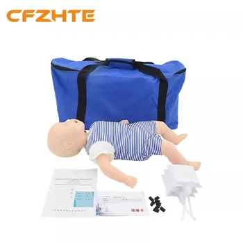 Модел за напреднал детски инфаркт Обструкция на дихателните пътища на новороденото и кардиопулмонална реанимация Heimlich Модел за обучение по първа помощ