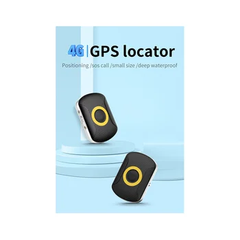 Човешко GPS устройство за проследяване Гласово слушане SOS 4G GPS Tracker Колие алармена система за възрастни хора (B)